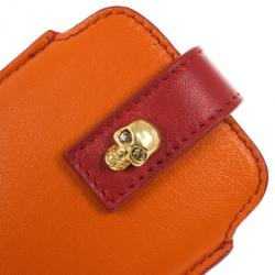 Pre Owned Alexander McQueen Two Tone Skull Embellished iPhone 5/5s Cover