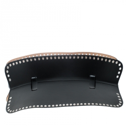 مملوكة مسبقًا Alexander McQueen Black Leather Eyelet Corset Belt 85