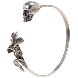Pre Owned Alexander McQueen Flower Skull Bracelet