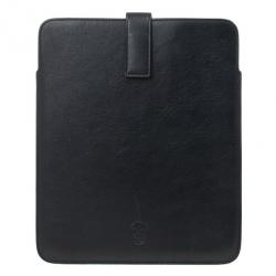 Pre Owned Alexander McQueen Black Leather Skull Embossed iPad Case