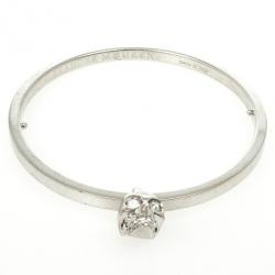 Alexander McQueen Crystal Skull-Charm Bangle