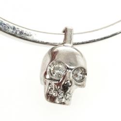 Alexander McQueen Crystal Skull-Charm Bangle