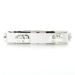 Alexander McQueen Large 3D Skull Enamel Bracelet