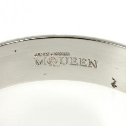 Alexander McQueen Large 3D Skull Enamel Bracelet