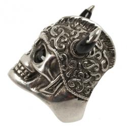 Alexander McQueen Warrior Skull Ring Size 52