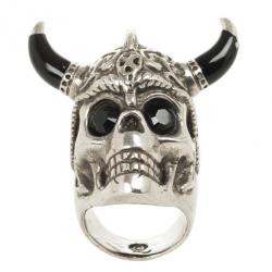 Alexander McQueen Warrior Skull Ring Size 52