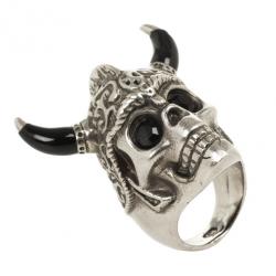 Alexander McQueen Warrior Skull Ring Size 52