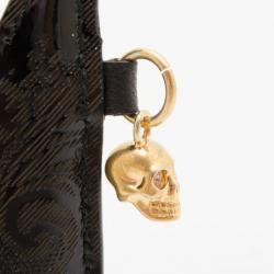 Alexander Mcqueen Blackberry Case Skull Lea Tech Accessory