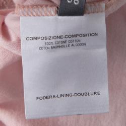 Pre Owned Alexander McQueen Pale Pink Embellished Tank Top S