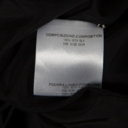 Pre Owned Alexander McQueen Black Ruched Silk Layered Balloon Skirt M 