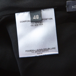 Pre Owned Alexander McQueen Red Silk Cowl Neck Scoop Back Long Dress L