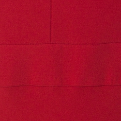 Pre Owned Alexander McQueen Red Crepe Off Shoulder Evening Gown M