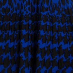 Pre Owned Alexander McQueen Leopard Knitted Jacquard Dress