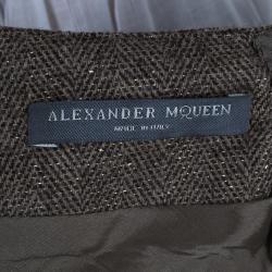 مملوكة مسبقًا فستان اليكساندر ماكوين رقبة سابرينا ضيق M