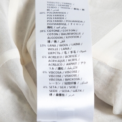 Alexander McQueen Cream Tweed Handkerchief-Hem Dress S