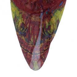 مملوكة مسبقًا Alexander McQueen Multicolour Printed Silk Top S