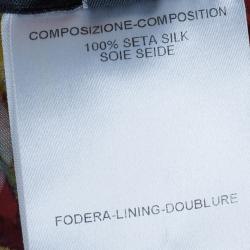 مملوكة مسبقًا Alexander McQueen Multicolour Printed Silk Top S