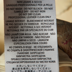 Pre Owned Alexander McQueen Beige Embroidered Lambskin Leather Maxi Dress S