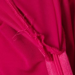 Pre Owned Alexander McQueen Pink Jersey Midi Dress S