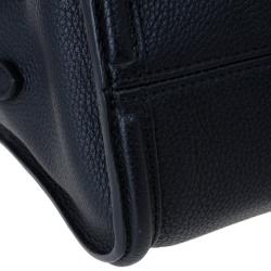 مملوكة مسبقًا Alexander McQueen Black Leather Mini Padlock Tote