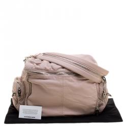 Pre Owned Alexander Wang Blush Pink Leather Jane Shoulder Bag