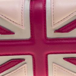 Pre Owned Alexander McQueen Multicolor Leather Britannia Skull Box Clutch