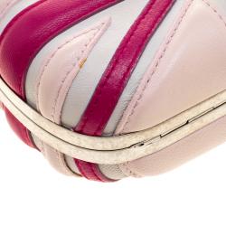 Pre Owned Alexander McQueen Multicolor Leather Britannia Skull Box Clutch