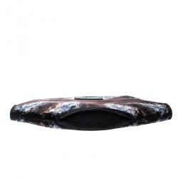 Pre Owned Alexander McQueen Multicolor Satin Medium De Manta Clutch