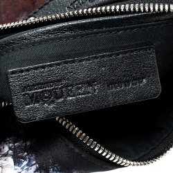 Pre Owned Alexander McQueen Multicolor Satin Medium De Manta Clutch