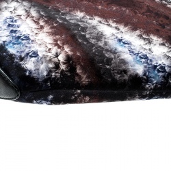 Pre Owned Alexander McQueen Multicolor Satin Medium De Manta Clutch