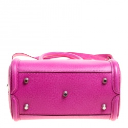Pre Owned Alexander McQueen Pink Leather Small Heroine Satchel