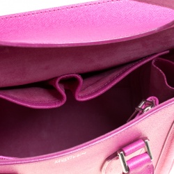 Pre Owned Alexander McQueen Pink Leather Small Heroine Satchel