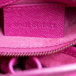 Pre Owned Alexander McQueen Pink Leather Small Heroine Satchel