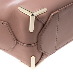 Pre Owned Alexander Wang Peach Leather Mini Emile Crossbody Bag