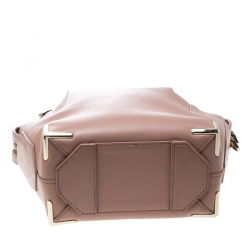 Pre Owned Alexander Wang Peach Leather Mini Emile Crossbody Bag