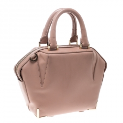 Pre Owned Alexander Wang Peach Leather Mini Emile Crossbody Bag