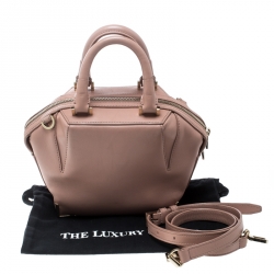 Pre Owned Alexander Wang Peach Leather Mini Emile Crossbody Bag