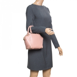 Pre Owned Alexander Wang Peach Leather Mini Emile Crossbody Bag