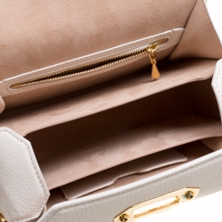 Pre Owned Alexander McQueen Off White Leather Box 19 Shoulder Bag