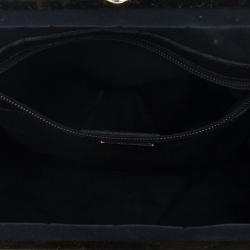 Pre Owned Alexander McQueen Black Patent Elvie Leather Bag