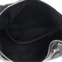 مملوكة مسبقًا Alexander McQueen Black Optical Stud Demanta Clutch