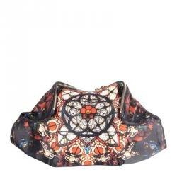 Pre Owned Alexander McQueen Multicolor Printed Nylon De Manta Clutch
