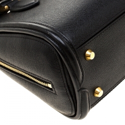 Pre Owned Alexander McQueen Black Leather Mini Heroine Bag