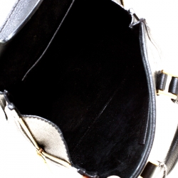 Pre Owned Alexander McQueen Black Leather Mini Heroine Bag