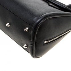 Pre Owned Alexander McQueen Black Leather Small Heroine Satchel