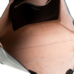 Pre Owned Alexander McQueen Black Leather Large Shopper Tote