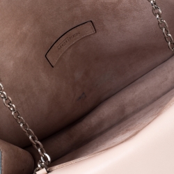 Pre Owned Alexander McQueen Beige Leather Heroine Chain Shoulder Bag