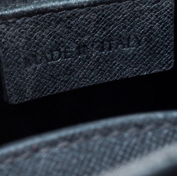 Pre Owned Alexander McQueen Black Leather Mini Heroine Bag