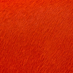 Alexander McQueen Orange Calfhair Skull Knuckle Box Clutch