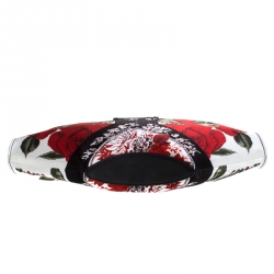 Pre Owned Alexander McQueen Multicolor Floral Print Satin Small De Manta Clutch